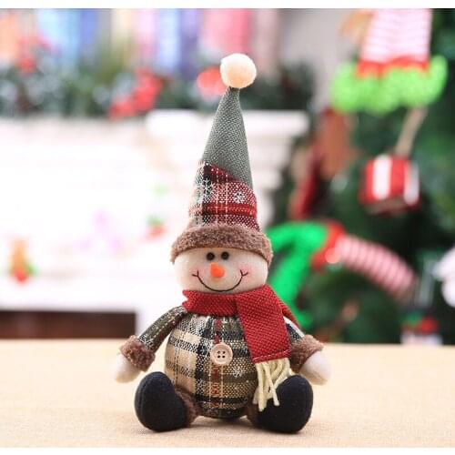 Christmas Home Decoration for Home Santa Snowman Elk Doll Christmas tree decoration room decoration New years decor Navidad
