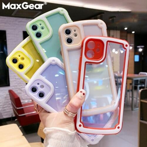 Shockproof TPU Hybrid Armor Phone Case For iPhone 6 6S 7 8 Plus X XS 11 Pro MAX XR Protective Hard PC Full Back Cover Case Coque
