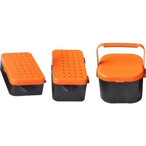 S/M/L Size Worm Box Breathable Plastic Earthworm Worm Bait Lure Fly Carp Fishing Tackle Box Accessories Lures Container