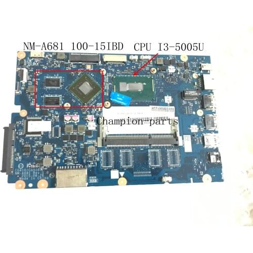 KEFU STOCK,MAINBOARD For LENOVO 100-15IBD 100 15IBD NM-A681 CG410 / CG510 NOTEBOOK motherboard ,I3-5005U,GT920M 1GB (new item)