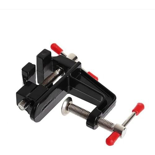 3.5" Vise Board Bench Aluminum Small Vice Machine Jewelers Paste Clip On Bench Vice Table Vise Mini Tool Work Bench