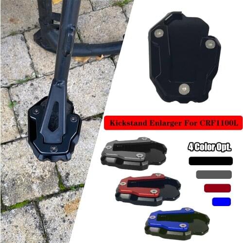 Motorcycle Kickstand Foot Side Stand Extension Pad Support Plate For Honda CRF1100L CRF 1100 L Africa Twin 2020