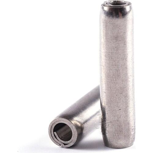 20pcs M3 stainless steel coiled elastic cylindrical coil pins roll pin spiral dowels opening curl dowel GB879.4 6mm-28mm length
