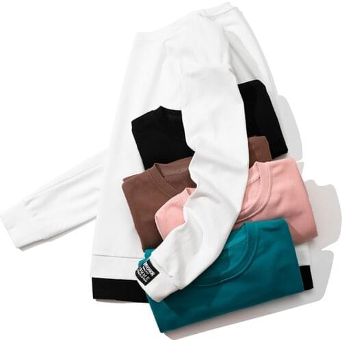 2021 Spring Men Crewneck Sweatshirt Harajuku Oversized Japanese Streetwear Black Hoodie Hip Hop Sweatshirts Hoodies Male Tops