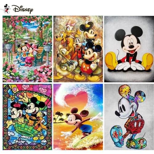 Disney Full diamond Painting "Cartoon Mickey Mouse" Resin Drill Embroidery 5D Diy Diamond Painting Handmade Cross Stitch gift
