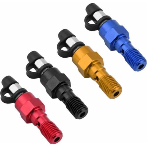 M10x1.0mm Motorcycle Brake Caliper Motorcycle Brake Master Cylinder Caliper Bleed Screw Nipple Banjo Bolt + Dust Cap