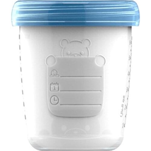Baby Breast Milk Storage Cup Milk Powder Bottle Infant Newborn Food Freezer Container BPA Free Products 180ml Capacity FY0093