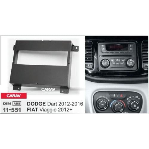 CARAV 11-551 Top Quality Radio Fascia for FIAT Viagio 2012+ Stereo Fascia Dash CD Trim Installation Kit