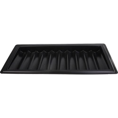 Black Poker Chips Tray 500 Chips Holder for Party Casino Game Supplies