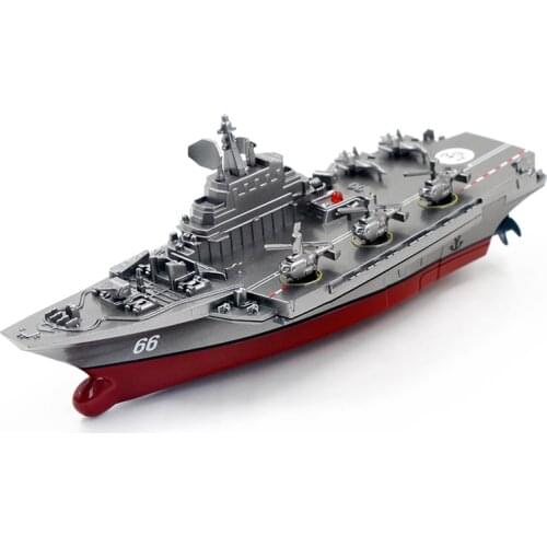 EBOYU(TM) Shen Qi Wei 3318/ 33192.4GHz 3CH Remote Control Carrier Boat / Escort Frigate Boat Exquisite Model RC Boat