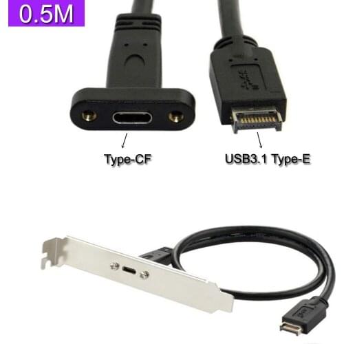 Computer motherboard cable USB3.1 Type-E TO Type-CF front bezel line 10gbps high speed 0.5m