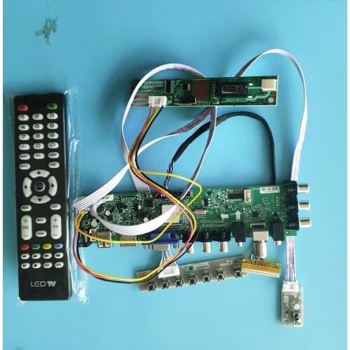 Kit for N154I1-L0C/N154I1-L0D Digital USB LCD Panel 1280X800 DVB-T Screen monitor TV Controller board AV HDMI VGA 1 CCFL remote