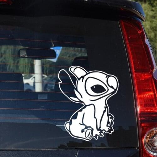 Hot Funny Cartoon Anime Art Pattern Car Stickers and Decals Motorcycle Windshield Waterproof Car Decorative KK 15*12cm Vinyl