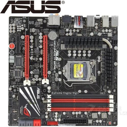 Asus Maximus IV GENE-Z Desktop Motherboard Z68 Socket LGA 1155 i3 i5 i7 DDR3 32G u ATX UEFI BIOS Original Used Mainboard