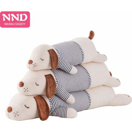 Niuniu Daddy Cute Puppy Dolls Stuffed Pet Soft Lying Dog Stuffed Animal Toy Stuffed Soft Animal Cartoon Pillow toys for children