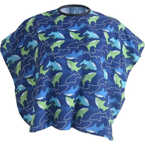 2020 New Cute Child Kids Hairdresser Hair Cutting Barber Cape Haircut Apron Clothes Waterproof