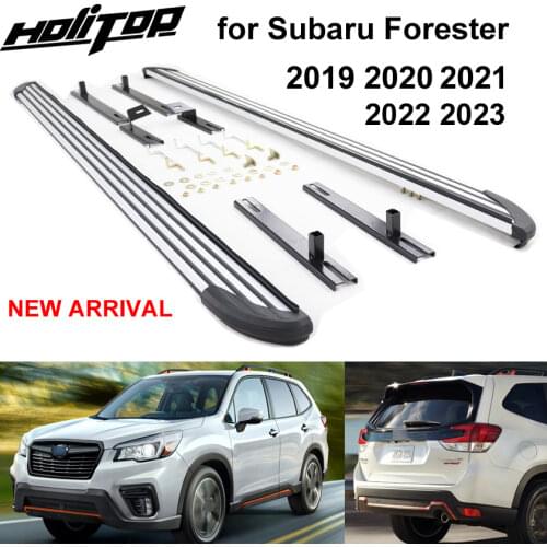 New arrival side step side bar running board for Subaru Forester 2019 2020, ISO9001:2008 quality, free drill hole installation