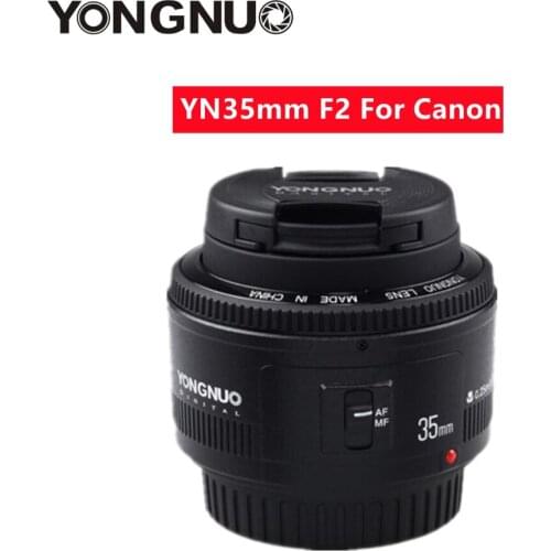 Yongnuo YN35mm lens obiettivo grandangolare fisso f2.0 obiettivo della fotocamera dslr for canon 600d 60d 5d 400d 500d 650d