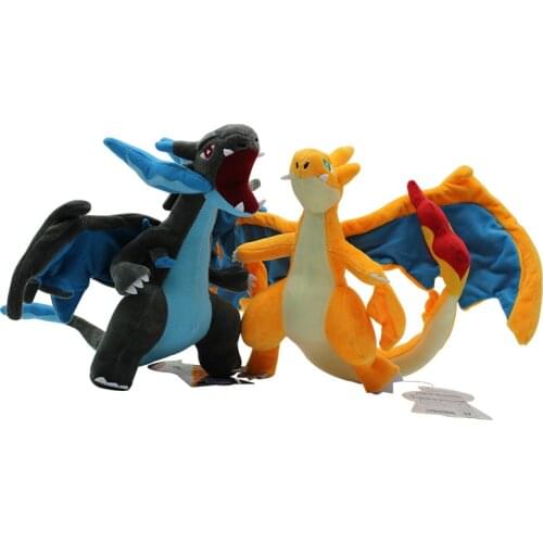 Limited Pokemon Anime Figure Charizard Plush Toys Mega evolution X Charizard Soft Stuffed Animal kawaii room decor Gift children