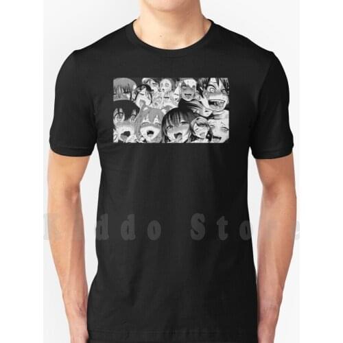 Anime Original T Shirt Men Cotton Cotton S-6Xl Hentai Manga Doujin Doujinshi Lewd Oppai Waifu Sexy Boobs Venombeasticorn Funny