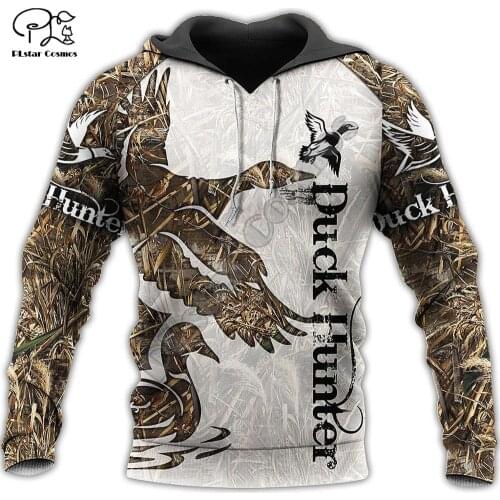 PLstar Cosmos Duck Hunting Animal Hunter Camo Tattoo Dog Tracksuit Pullover Streetwear 3DPrint Zip/Hoodies/Sweatshirts/Jacket 16