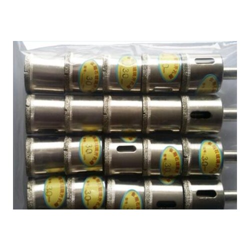 Boreway Supply A Lot (200 Pcs) of Drilling Tools 25/26/28/30MM for Drill Stone Galss