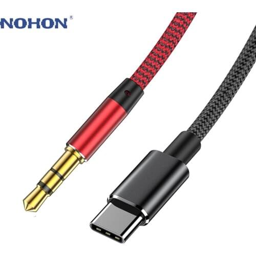 Type c to 3.5mm Jack Aux Cable USB C Car Converter Speaker Headphone Audio Splitter Adapter For Samsung S20 S10 Huawei P30 P20