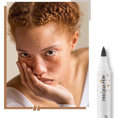 Natural Freckle Pen Freckles Makeup Pen Long Lasting Waterproof Lightweight Freckle Makeup Tool Maquillaje