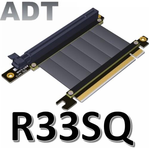 ADT-link Pcie x16 Graphics Card Extension cable For Antec CoolMaster Graphics Video Cards Vertical Deepcool Chassis R33SQ