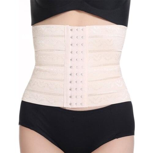 Waist Trainer Tummy Shaper Girdle Pulling Corset Slimming Underwear Belt Shapewear Body Shaper Modeling Strap Binder
