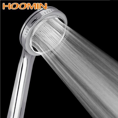 HOOMIN High Quality Pressurized Nozzle Shower Head High Pressure Rainfall Chrome Bath Shower Head Water Saving Spray Nozzle