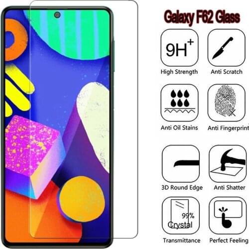 For Glass Samsung Galaxy F62 Tempered Glass Ultra-thin Screen Protector For Samsung Galaxy F62 F 62 Glass Film