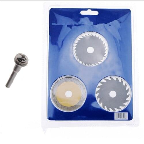 3 in 1 saw balde Diamond saw wood saw alloy saw blade 6mm pole new cutting film 54MM for wood metal jade