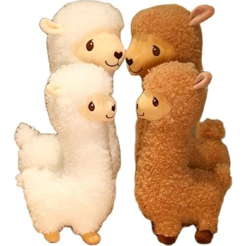 33/43/53cm Kawaii New Style Alpacasso Plush Toys Cute Animal Sheep Dolls Soft Stuffed Alpaca Pillow Home Decor Christmas Gifts