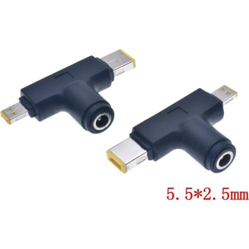 5.5 X 2.1mm Female Converter Dc Power Jack Plug Charger Laptop Adapter for Lenovo Thinkpad 10 Helix 2 T440 T450 T470 G500 G505
