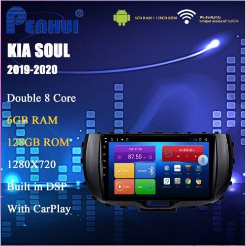 Android Car DVD For kia soul (2019-2020) Car Radio Multimedia Video Player Navigation GPS Android 9 Double DIn