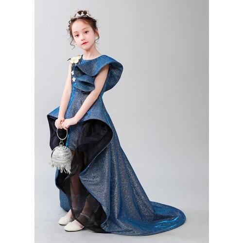 Sequin Glitz Pageant Dresses for Girls Evening Party Birthday Princess Wedding Dress Children Ball Gown Formal Prom 3-14 Years