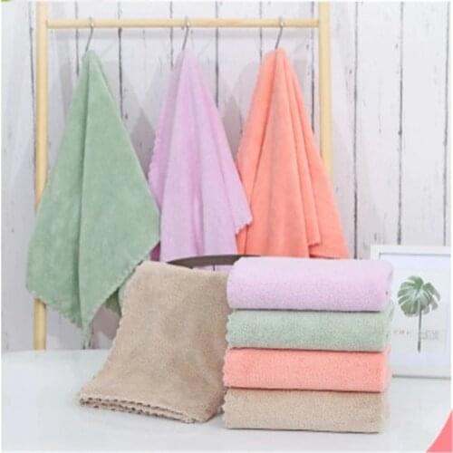 5 Colors Available 35x75 cm Fiber Quick-Dry Towel Super Soft Microfiber Absorbent Beach Bath Towel