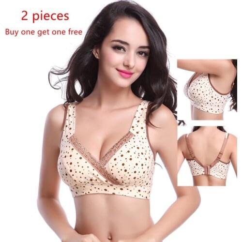 Cotone Maternità di Cura Bra e pellicole per cofano Set L'allattamento Al Seno In Gravidanza Gravidanza Le Donne Feeding Seno De