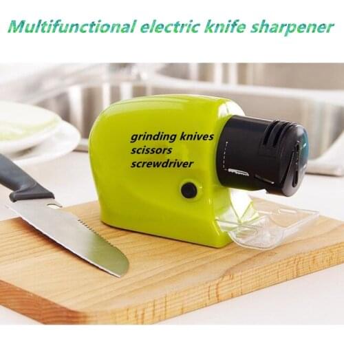 Electric Knife Sharpener Multifunctional Cordless Motorized Knife Blade-Motorized Knife Blade Sharpener Stone Sharpening Tool