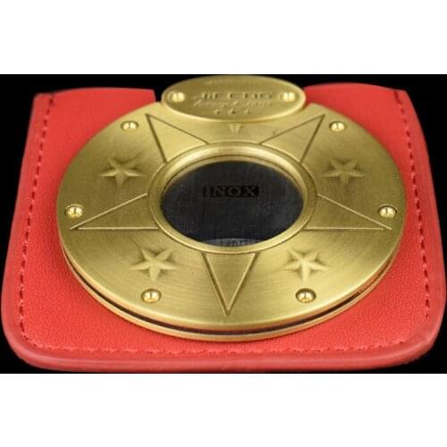 JIFENG Fashion cigar scissors round personality stainless steel cigar cutter scissors set cigar accessories