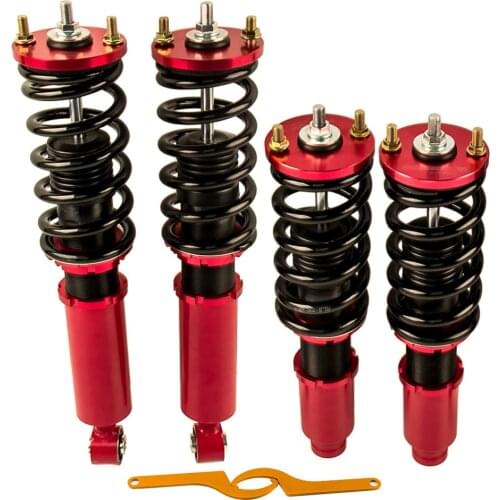 Coilovers Kit for Honda CR-V 1996-2001 Adjustable Height Shock for CRV 96 97 98 99-01 Front Rear Adj. Height