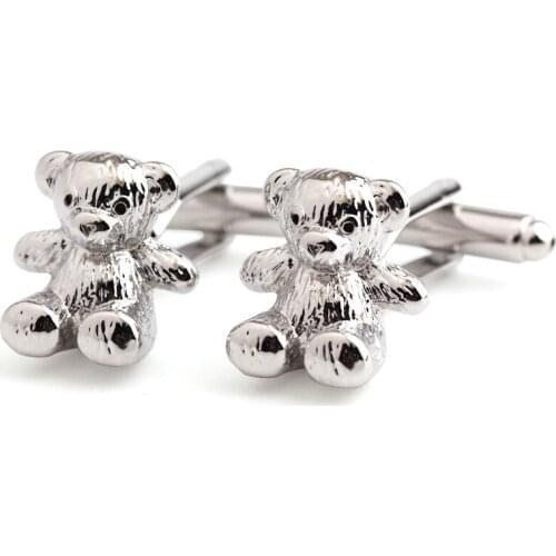 Little bear modelling of the lacquer that bake cufflinks mens shirts cufflinks sleeve nail wholesale and retail free shipping