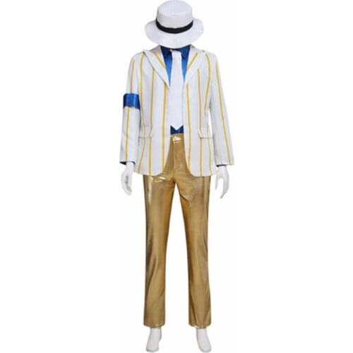Michael Jackson Performance Clothing Plays Suit Costumes Dance Wear Sets Clothing Custom Made