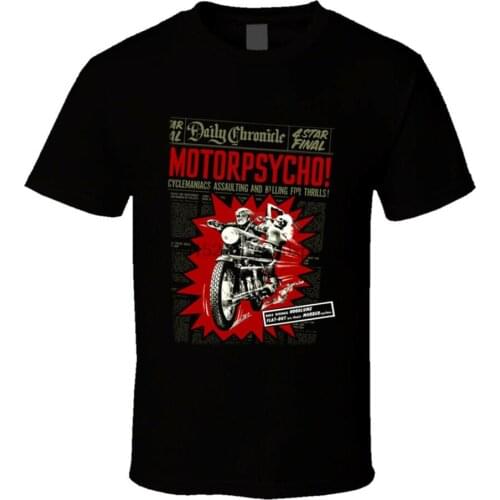 Motorpsycho 1965 T Shirt Mens Tee Russ Meyer Bike Film Movie Gift New From US
