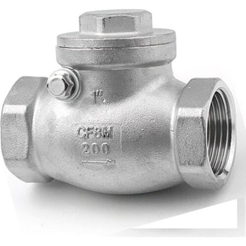 Check Valve SS304/SS201 Stainless Steel Horizontal Type One-way Non-Return Valve DN15-DN50