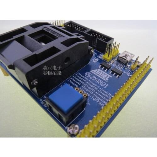 Original ATMEL IC Test Seat ATmega2560/1280/2561/3250/6450 Burning Programm Socket Adapte