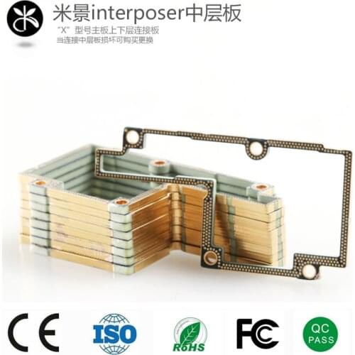 MJ Middle-Level Layer Board Double-stacked Upper Lower Layers Board Frame For IPhone X Motherboard Repair MJ Interposer