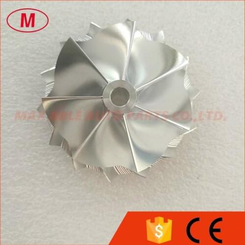 RHF55 Turbocharger Aluminum 2068/Milling/Billet Compressor wheel 52.60/65.00mm 7+7 blades for Su*ba*ru VF30/VF34 Upgrade
