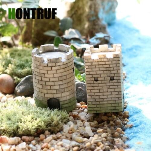 DIY moss micro landscape ornament resin crafts mini bunker fish tank ornament aquarium decorative accessories